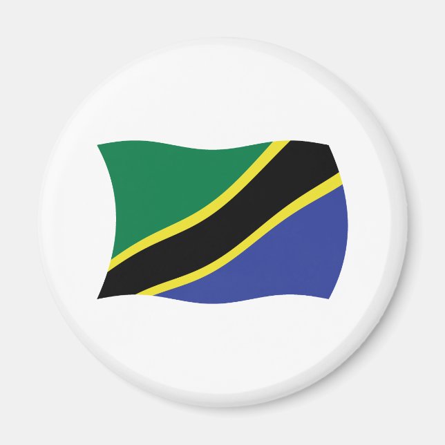 Imã Ímã da Bandeira da Tanzânia (Frente)