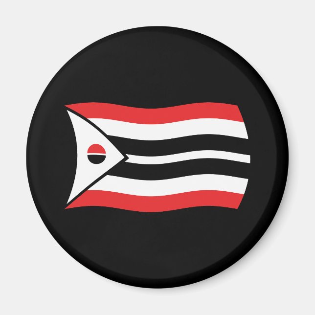 Imã Ímã da Bandeira da Tribo Arapaho (Frente)
