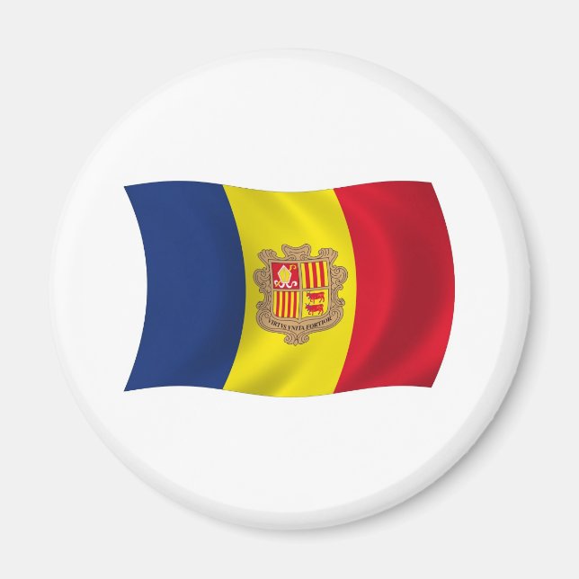 Imã Ímã da Bandeira de Andorra (Frente)
