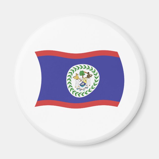 Imã Ímã da Bandeira de Belize (Frente)