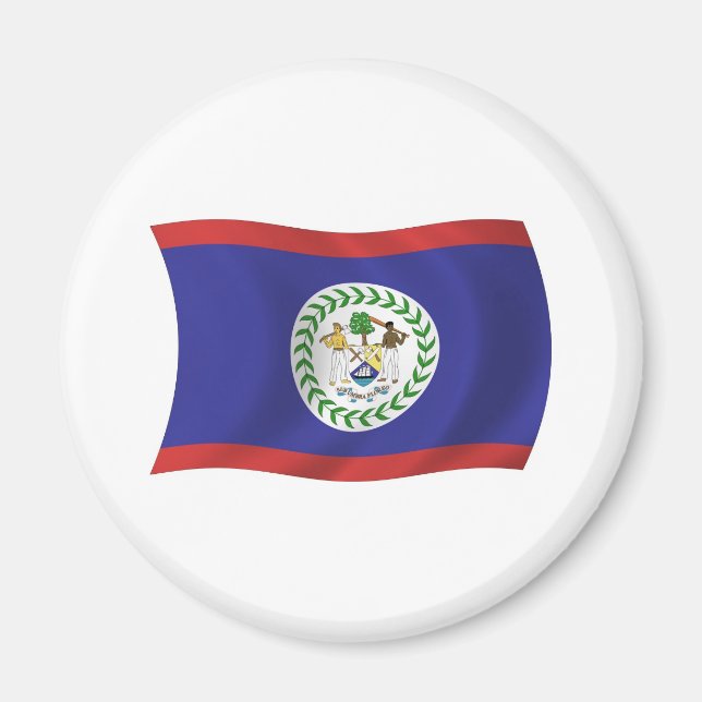 Imã Ímã da Bandeira de Belize (Frente)