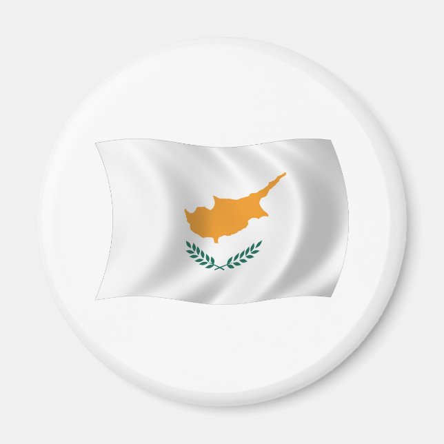 Imã Ímã da Bandeira de Chipre (Frente)