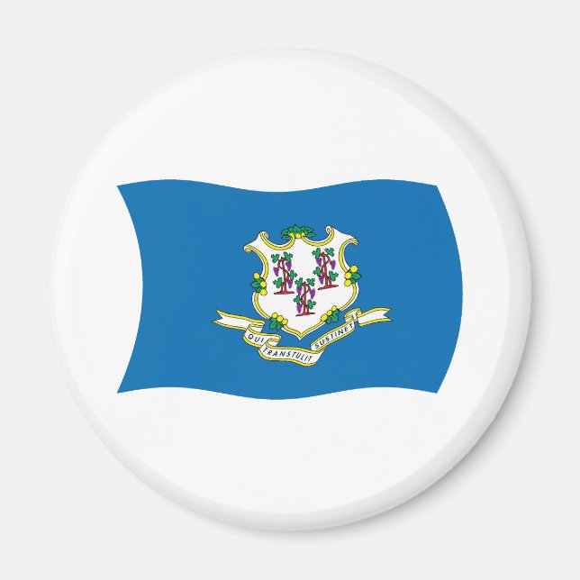 Imã Ímã da Bandeira de Connecticut (Frente)