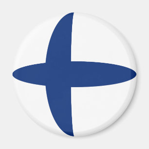 Imã Ímã da bandeira de Finlandia Fisheye