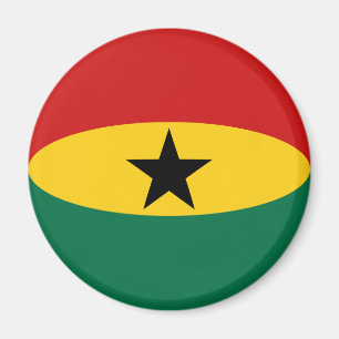 Imã Ímã da bandeira de Ghana Fisheye