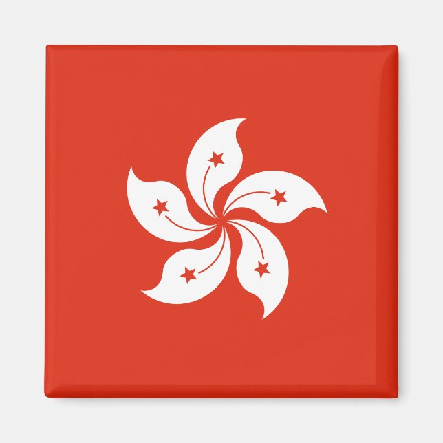 Imã Ímã da Bandeira de Hong Kong (Frente)