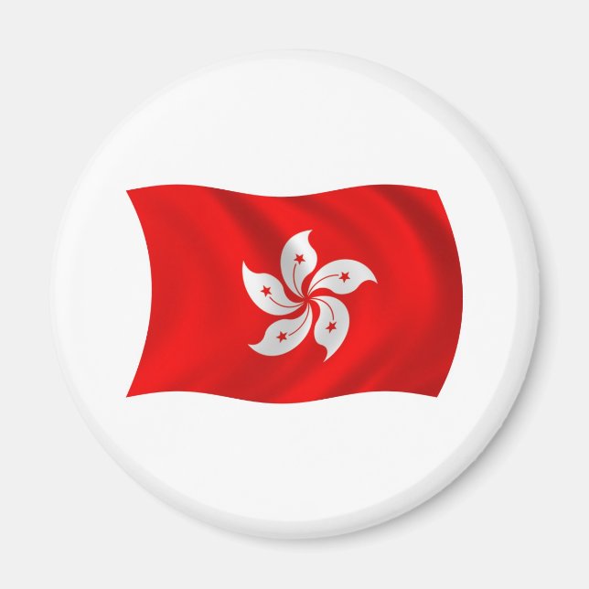 Imã Ímã da Bandeira de Hong Kong (Frente)
