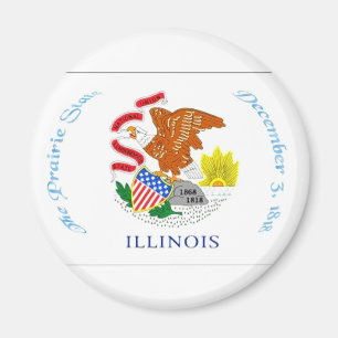 Imã Ímã da bandeira de Illinois
