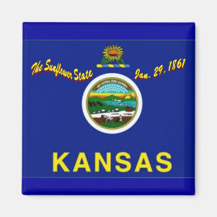 Imã Ímã da bandeira de Kansas