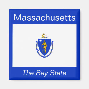 Imã Ímã da bandeira de Massachusetts