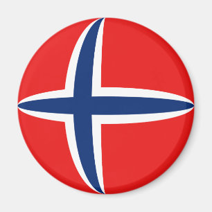 Imã Ímã da bandeira de Noruega Fisheye