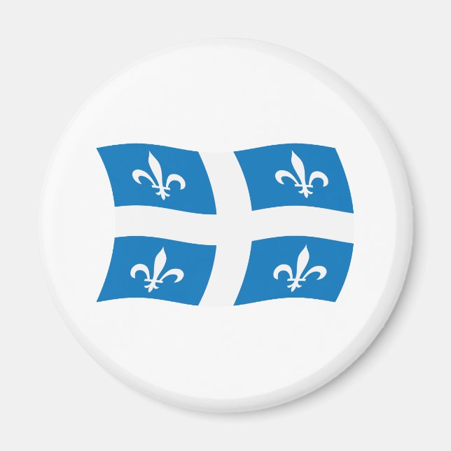 Imã Ímã da Bandeira de Quebec (Frente)