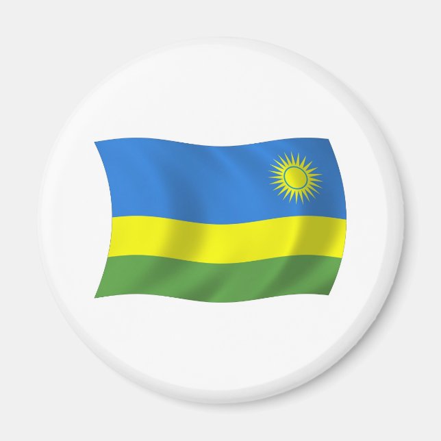 Imã Ímã da Bandeira de Ruanda (Frente)