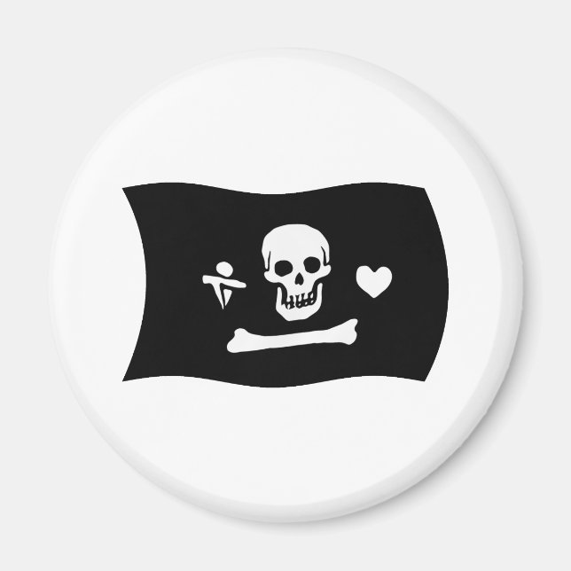 Imã Ímã da Bandeira de Stede Bonnet (Frente)