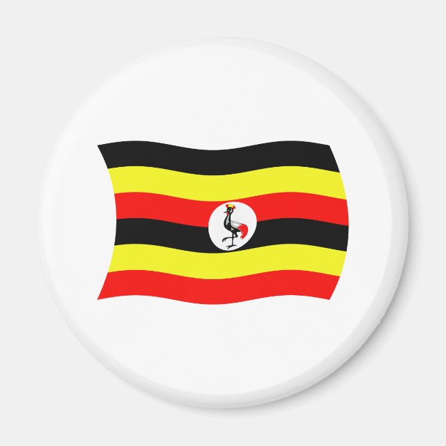 Imã Ímã da Bandeira de Uganda (Frente)