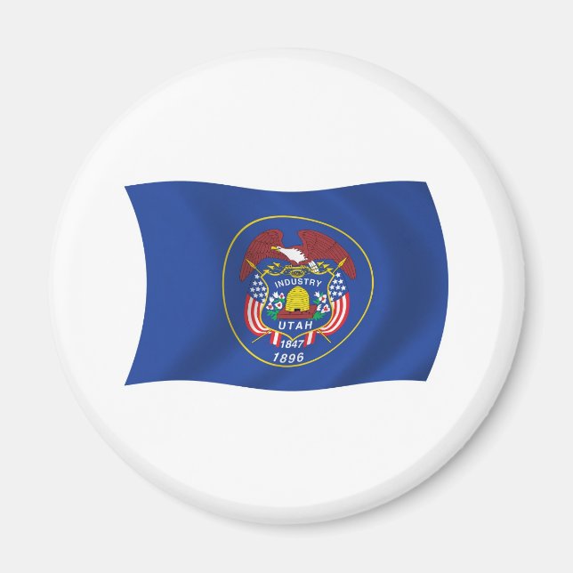Imã Ímã da Bandeira de Utah (Frente)