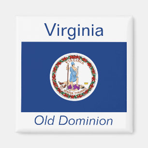 Imã Ímã da bandeira de Virgínia