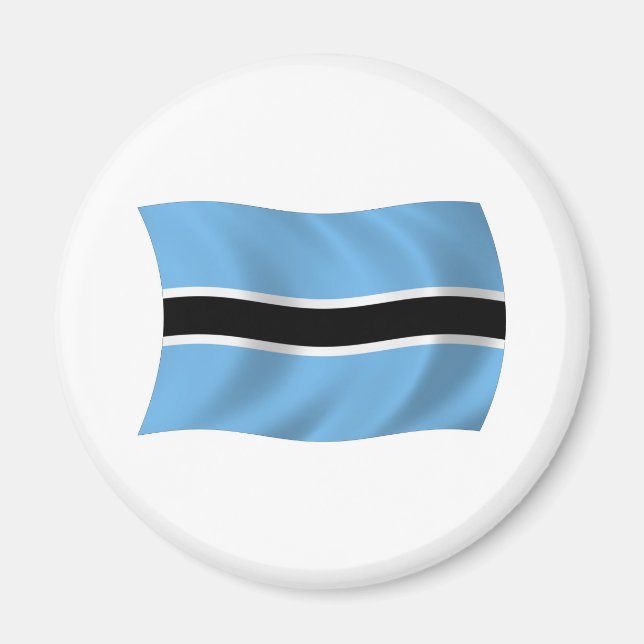 Imã Ímã da Bandeira do Botsuana (Frente)