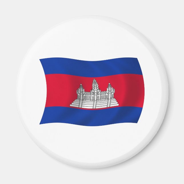 Imã Ímã da Bandeira do Camboja (Frente)