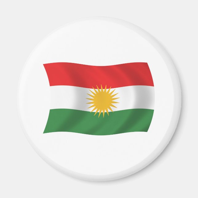 Imã Ímã da Bandeira do Curdistão (Frente)