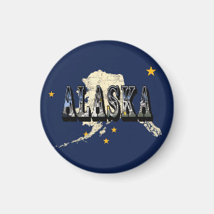 Imã Ímã da bandeira do estado de Alaska