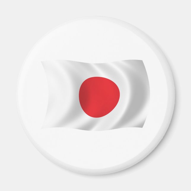 Imã Ímã da Bandeira do Japão (Frente)