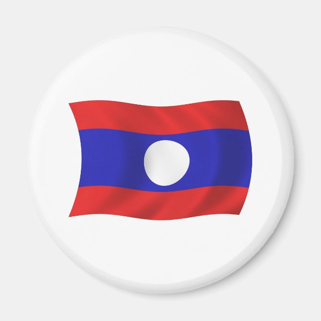Imã Ímã da Bandeira do Laos (Frente)