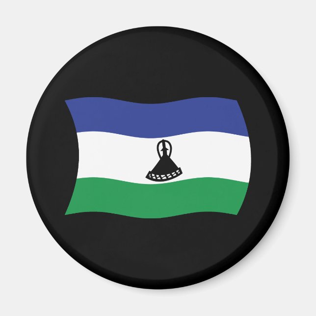 Imã Ímã da Bandeira do Lesoto (Frente)