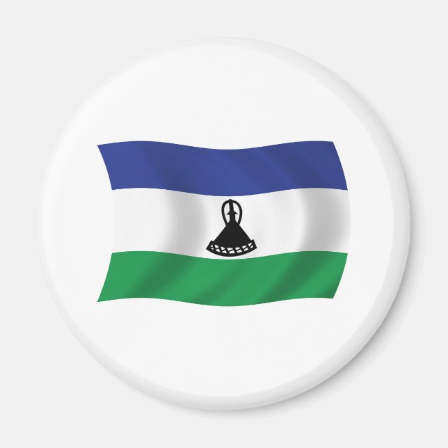 Imã Ímã da Bandeira do Lesoto (Frente)