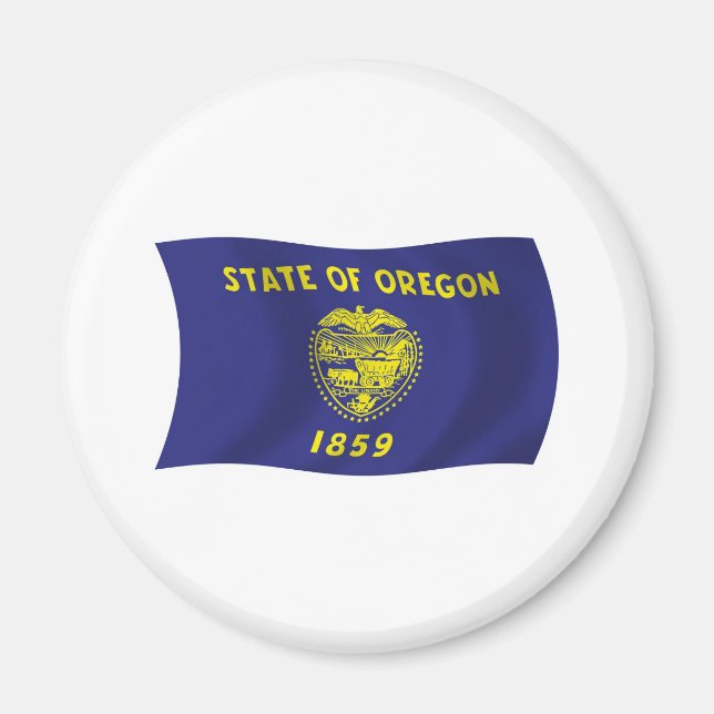 Imã Ímã da Bandeira do Oregon (Frente)