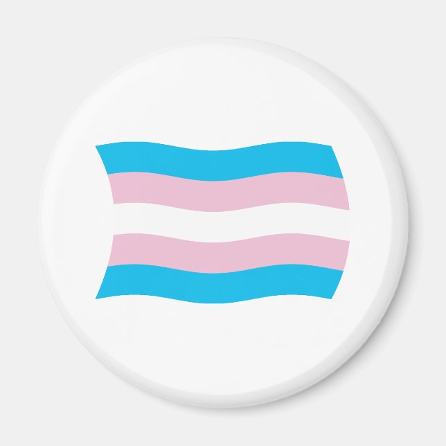 Imã Ímã da Bandeira do Orgulho Transgênero (Frente)
