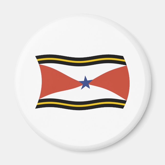 Imã Ímã da Bandeira do Povo Akha (Frente)