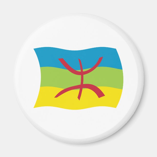 Imã Ímã da Bandeira do Povo Berbere (Frente)