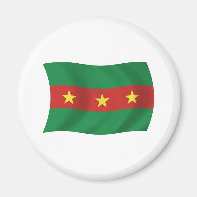 Imã Ímã da Bandeira do Povo Ewe (Frente)