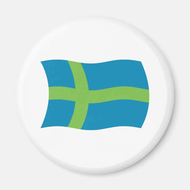 Imã Ímã da Bandeira do Povo Vótico (Frente)