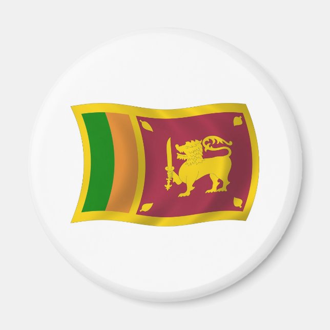 Imã Ímã da Bandeira do Sri Lanka (Frente)