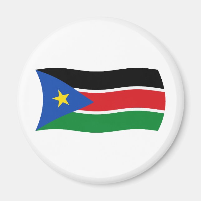 Imã Ímã da Bandeira do Sudão do Sul (Frente)