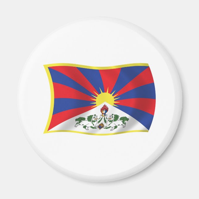 Imã Ímã da Bandeira do Tibete (Frente)