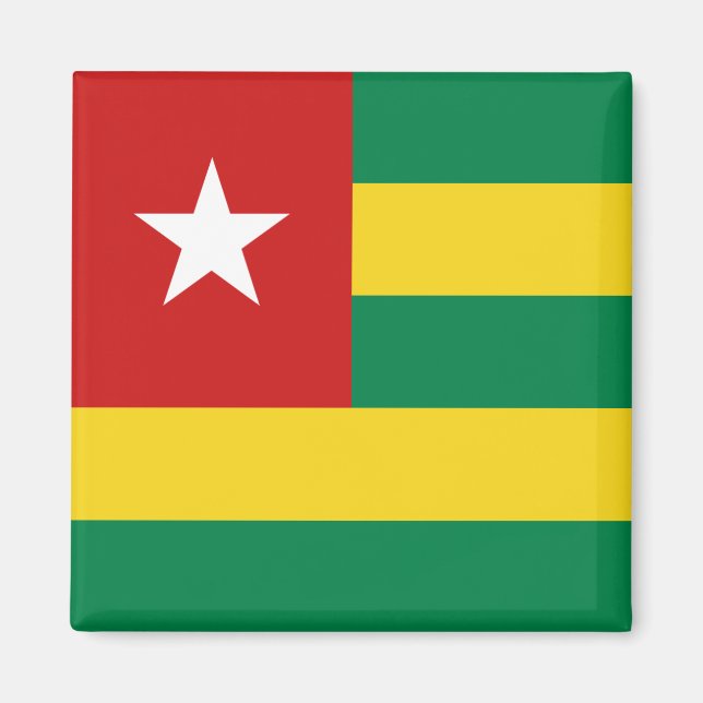 Imã Ímã da Bandeira do Togo (Frente)