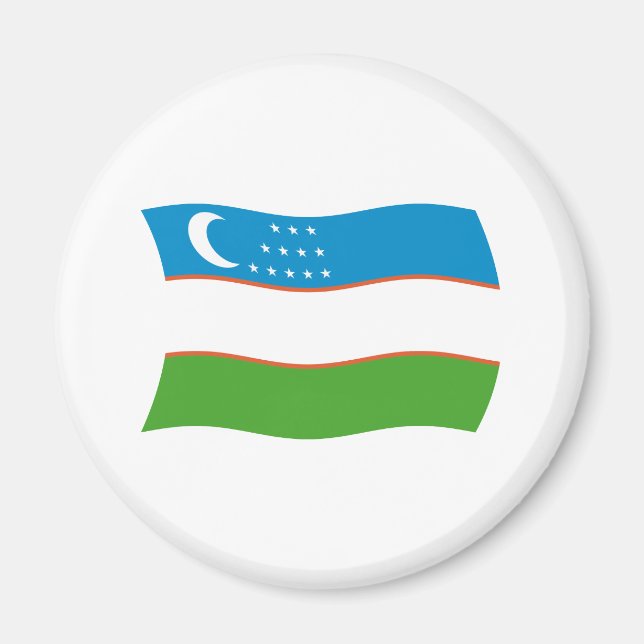 Imã Ímã da Bandeira do Uzbequistão (Frente)