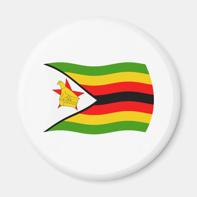 Imã Ímã da Bandeira do Zimbábue (Frente)