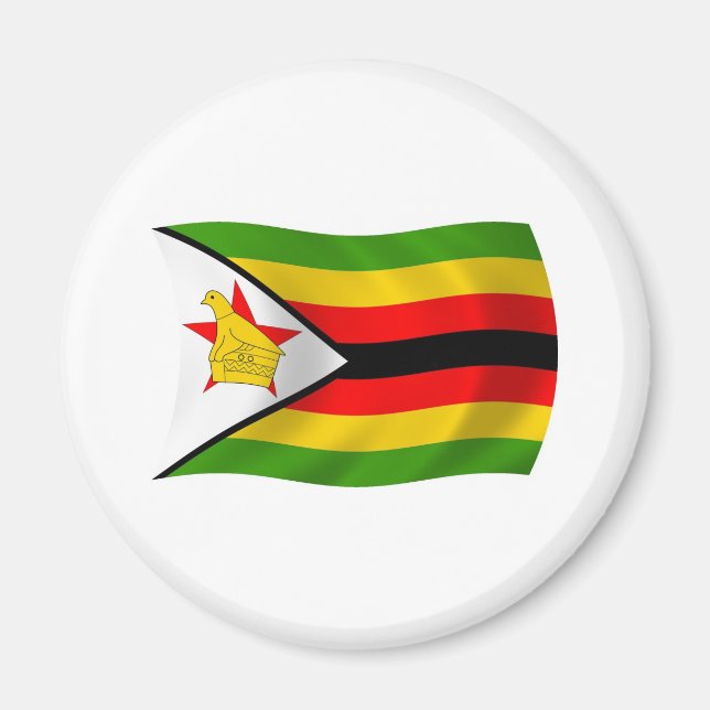 Imã Ímã da Bandeira do Zimbábue (Frente)