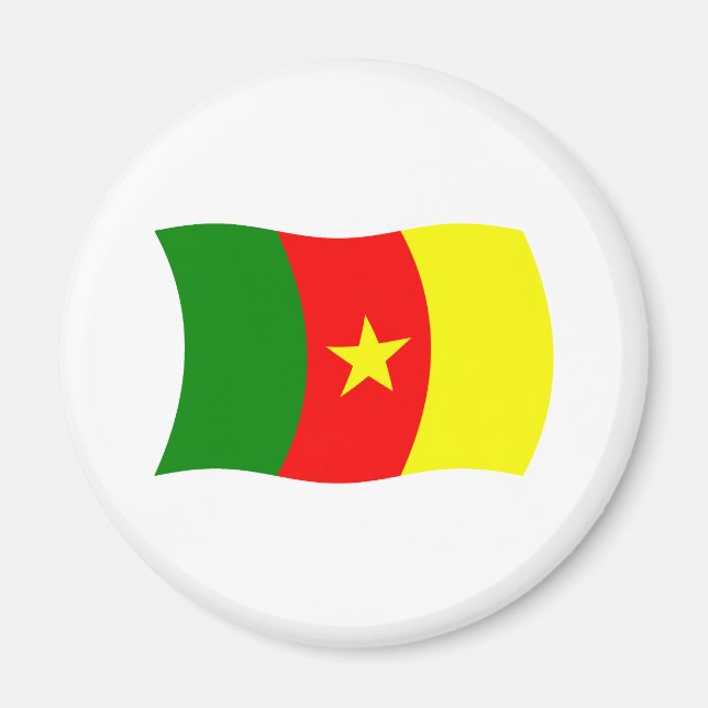 Imã Ímã da Bandeira dos Camarões (Frente)