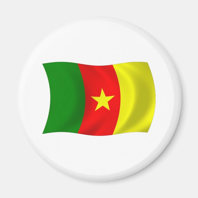 Imã Ímã da Bandeira dos Camarões (Frente)