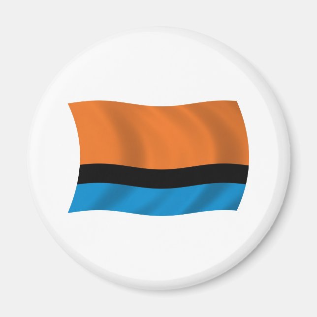 Imã Ímã da Bandeira dos Chagossianos (Frente)