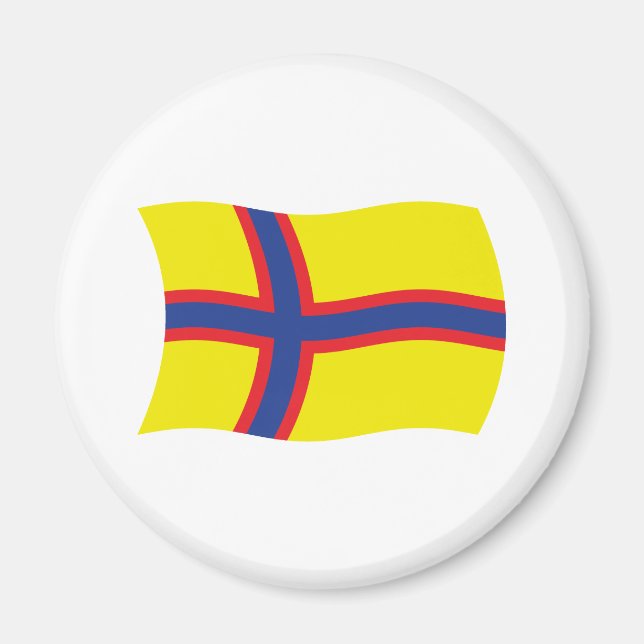 Imã Ímã da Bandeira dos Finlandeses da Ingria (Frente)