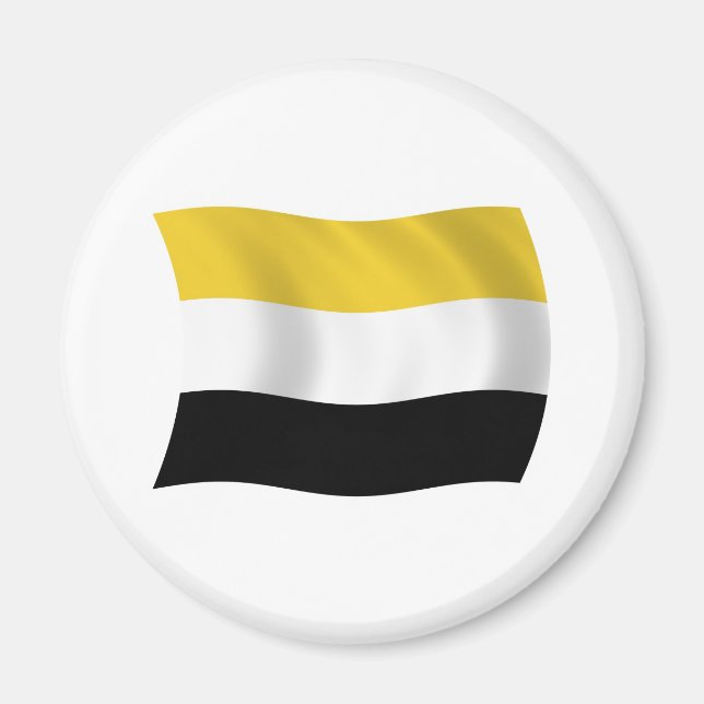Imã Ímã da Bandeira Garifuna (Frente)
