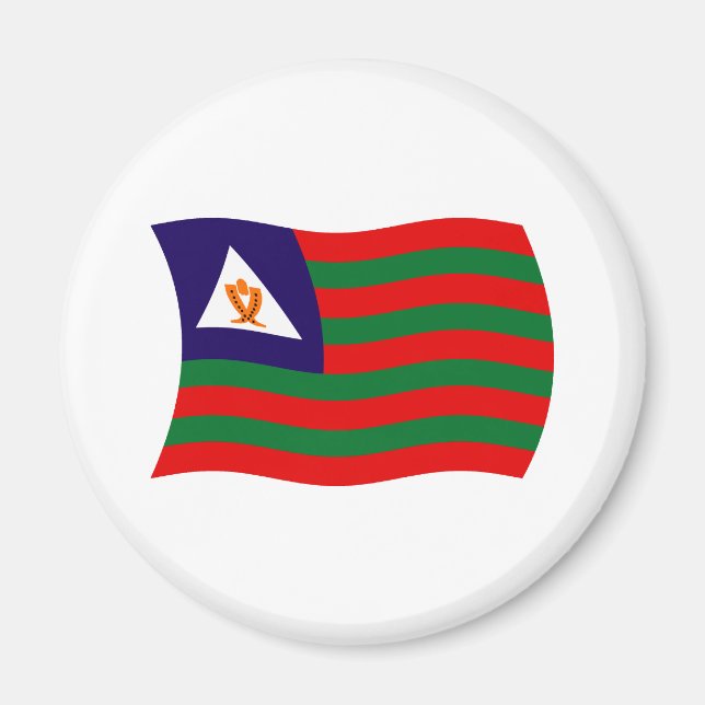 Imã Ímã da Bandeira Tribal Bubi (Frente)
