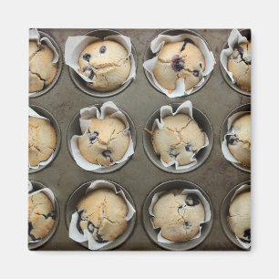 Imã Ímã da bandeja do muffin de blueberry