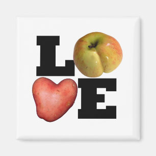 Imã Ímã da batata do coração da coleção do AMOR